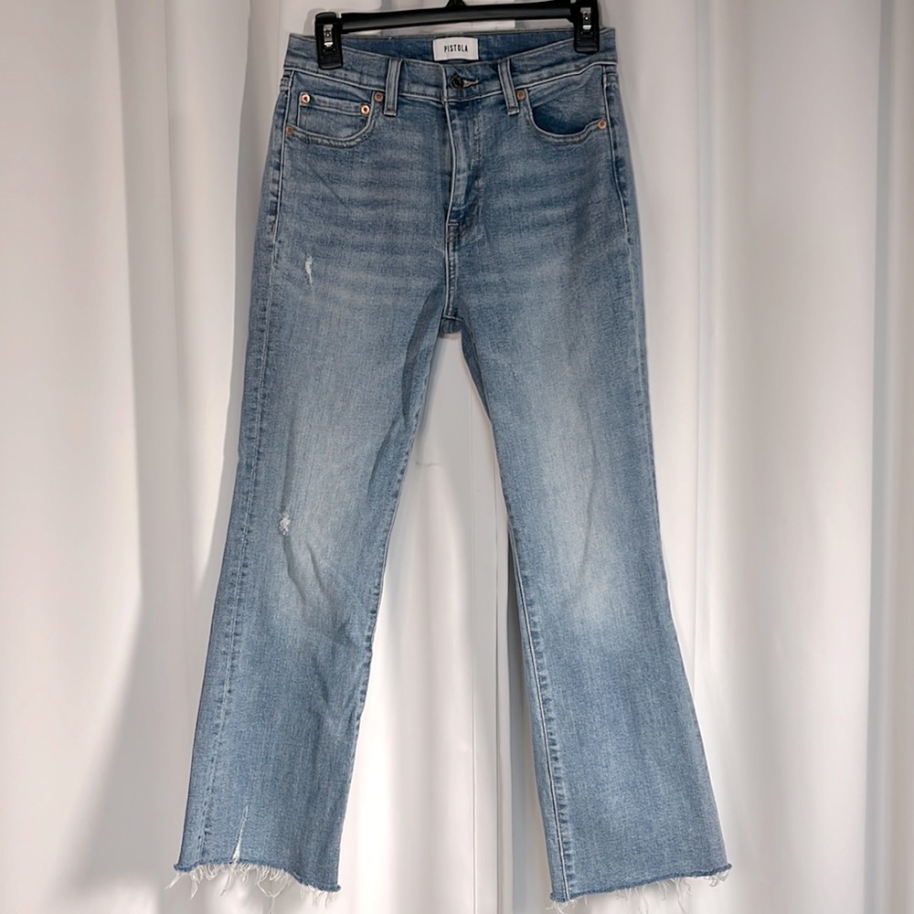 Pistola Denim Frayed Ankle Jean size 27